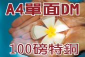 A4特銅 (100磅)彩色單面DM-合版印刷 A4特銅 (100磅)彩色單面DM-合版印刷