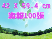 合版印刷G2K海報100張 合版印刷G2K海報100張
